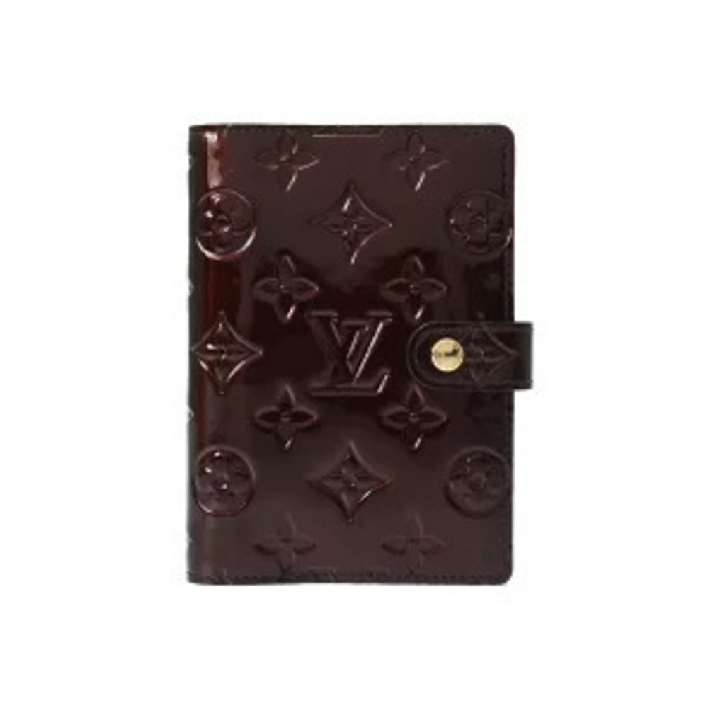Louis Vuitton Agenda Amarante Monogram Vernis Notebook Cover